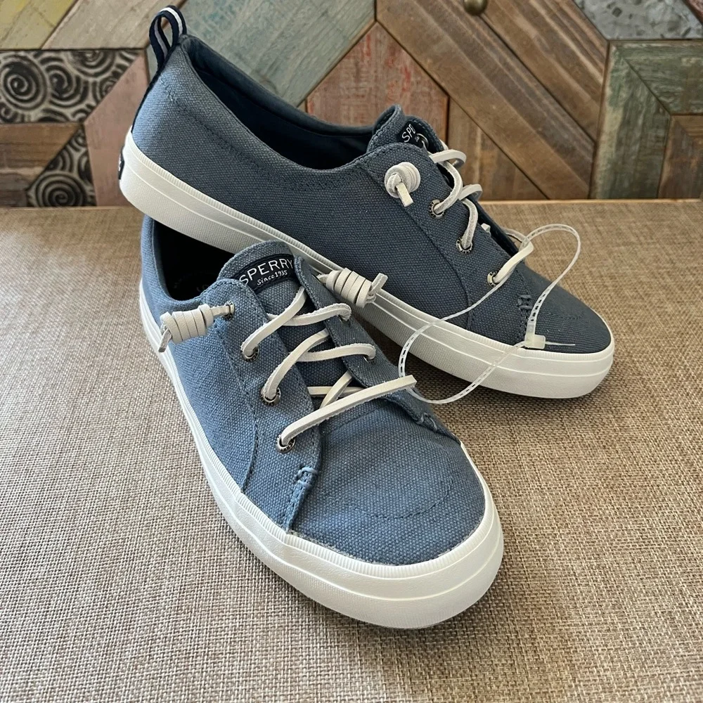 Sperry Slate Blue Casual Sneakers - Picture 1 of 7